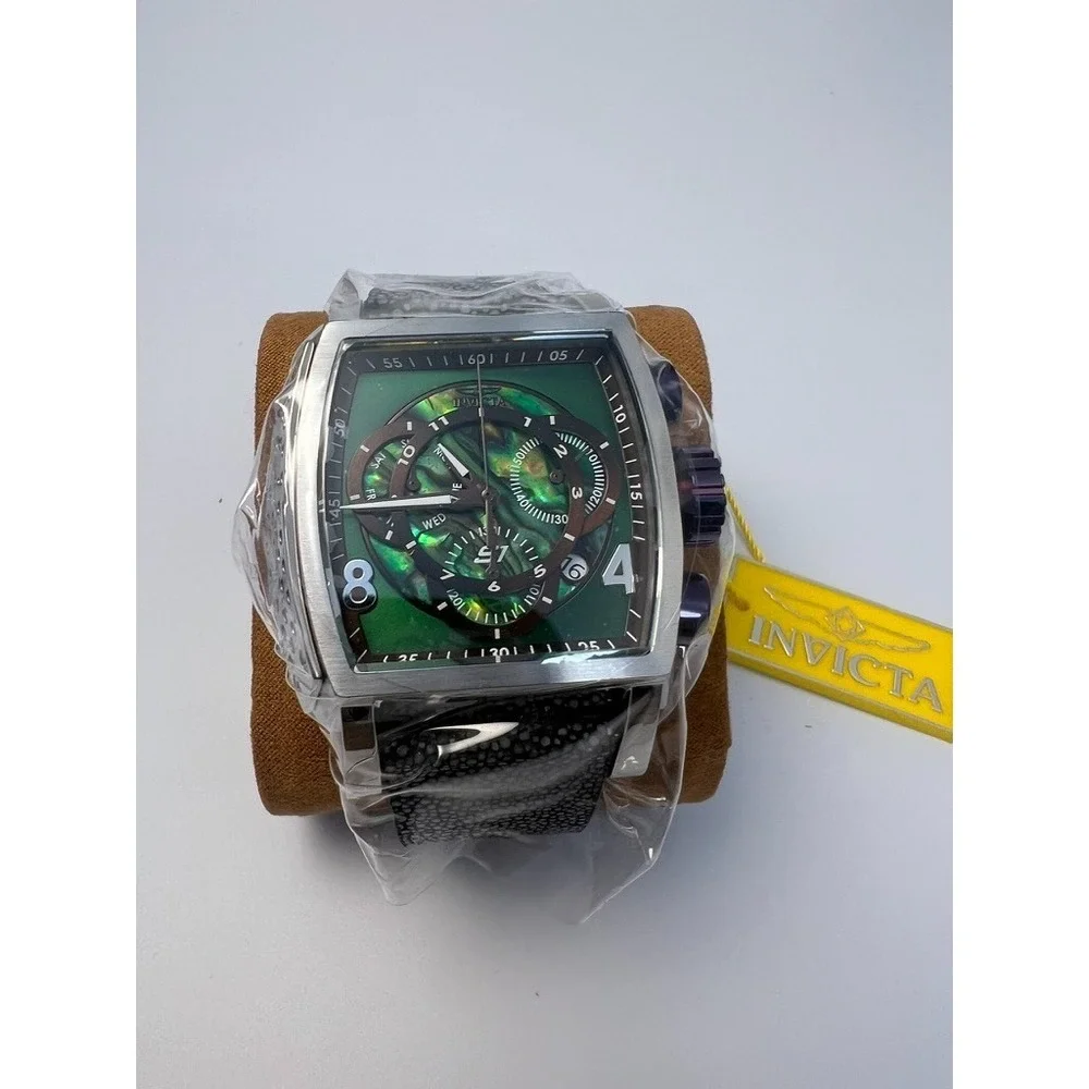 #W010 Invicta S1 Rally 34186 Swiss Quartz 48mm Stingray Strap Men's Watch